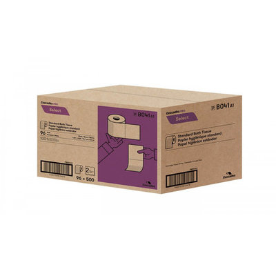 BO41 SELECT 2PLY TOILET TISS 500SH